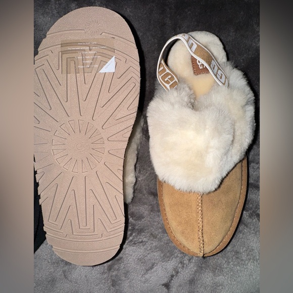 New Ugg Funkette Slippers - Chestnut - Picture 7 of 7
